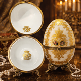 italian porcelain decorative egg luxury collectible
