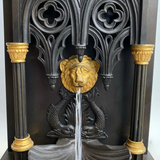 Magnificent Charles X Neo-Gothic Rod Automaton Table Clock, France, 1780-1820