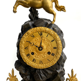 Waterfall French Empire-style Table Clock from the early 19th century