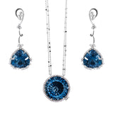 Giovanni Ferraris Earrings with Topaz