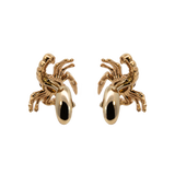 Paolo Piovan Gioielli 18K Yellow Gold Black Diamond Scorpion Cufflinks