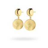 Scratched and Shiny Earrings