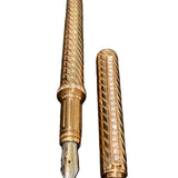 Sheaffer Gold Fountain Pen 43.8g with Daimond&Ruby – Vintage Luxury Writing Instrument