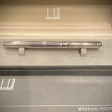 Dunhill White Gold Fountain Pen with 0.90ct Diamonds – Luxury Collector Piece