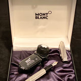 Montblanc White Gold Fountain Pen 35.60g with 0.04ct Diamond – Luxury Collector Piece