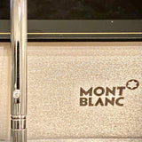 Montblanc White Gold Fountain Pen 7.10g with 0.35ct Sapphire – Luxury Collector Piece