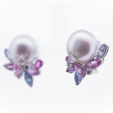 Rainbow Collection Pearl Earrings