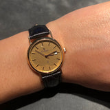 14K Gold (585) – Swiss Made, Classic Elegant Dress Watch