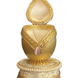 Luxury Handmade Quail Egg Jewelry Box in Gold | Almaz Vienna