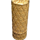 Elegant gold lipstick case collectible item