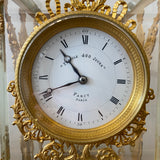 French Bronze & Glass Torsion Pendulum Table Clock (c.1904)