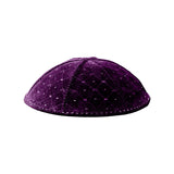 David Roytman Kippah King David “770“ Suede and Swarovski crystals with a Box