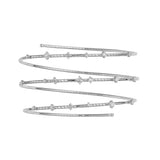 Gold Bracelet with Titanium and Diamond