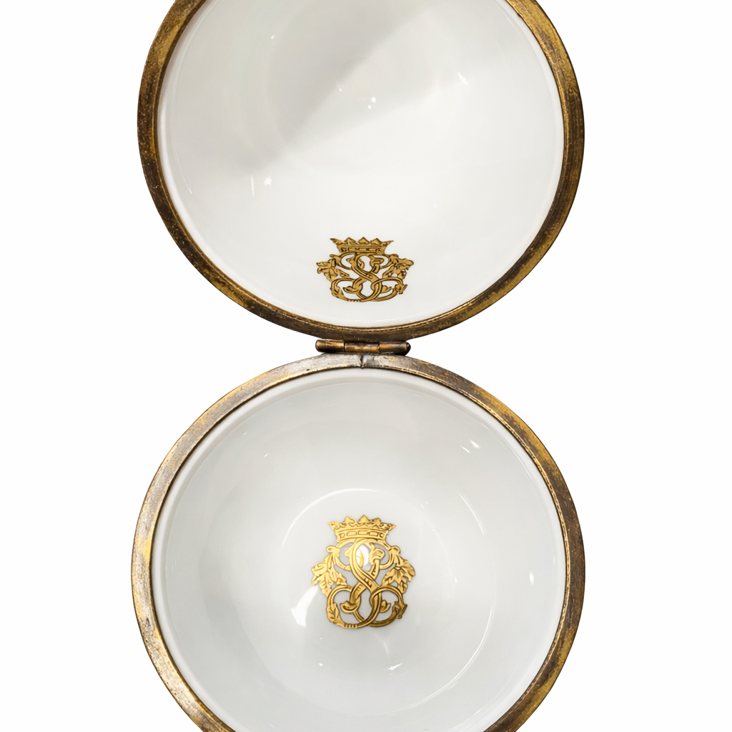luxury home decor porcelain egg ornate design