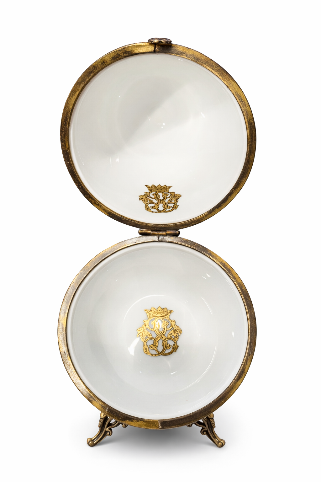 luxury home decor porcelain egg ornate design