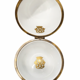 luxury home decor porcelain egg ornate design