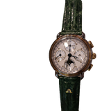 Maurice Lacroix 18K Gold & Stahl Automatik-Chronograph | Schweizer Luxus