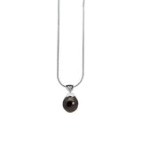 Natural Black Pearl Necklace