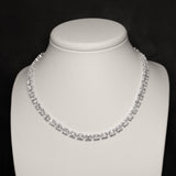 Tennis Necklace with Baguette Diamonds