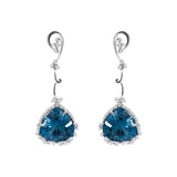 Giovanni Ferraris Earrings with Topaz