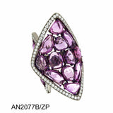 Titanium Ring with Sapphires