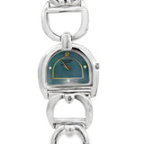 Sarcar 18K White Gold Horseshoe Watch – Luxury Ladies Quartz Watch with Diamonds