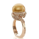 Golden ring with Cognac Diamonds