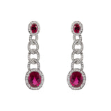 Rubellite Earrings