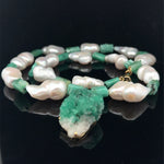 Muzo emerald jewelry set 18K gold luxury collier and earrings