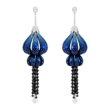 Blue Titanium Earrings