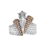 Ring Gold with Pink Diamonds