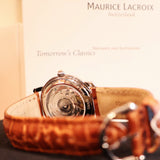 Maurice Lacroix Automatic Watch Big Date Black Dial Roman Numerals Swiss Made Luxury Dress Watch | Almaz