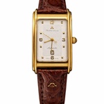 Maurice Lacroix 18K gold automatic watch with sapphire caseback showing movement, limited edition Swiss luxury timepiece