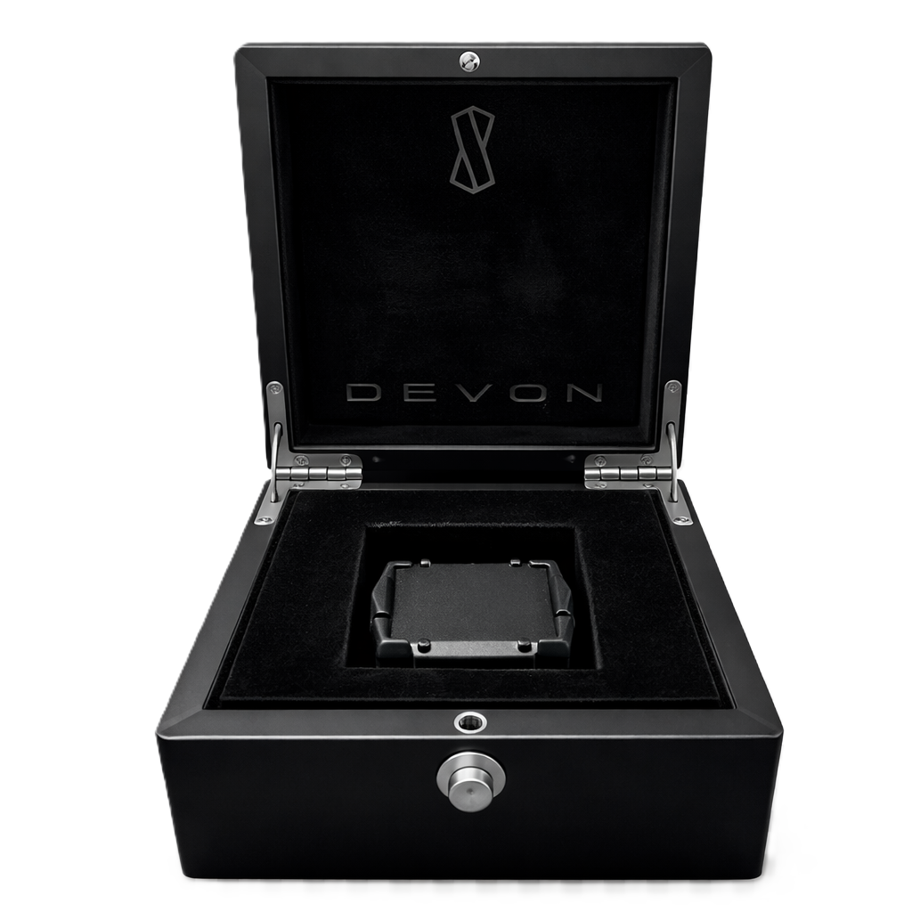 Devon Tread 2 “Redrum” No. M0140 – Electronic Belt-Driven Luxury Watch, Full Set - Additional View 5