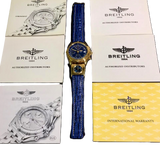 Breitling International Warranty certificate for Chronomat K13050.1 with authorized distributor stamp