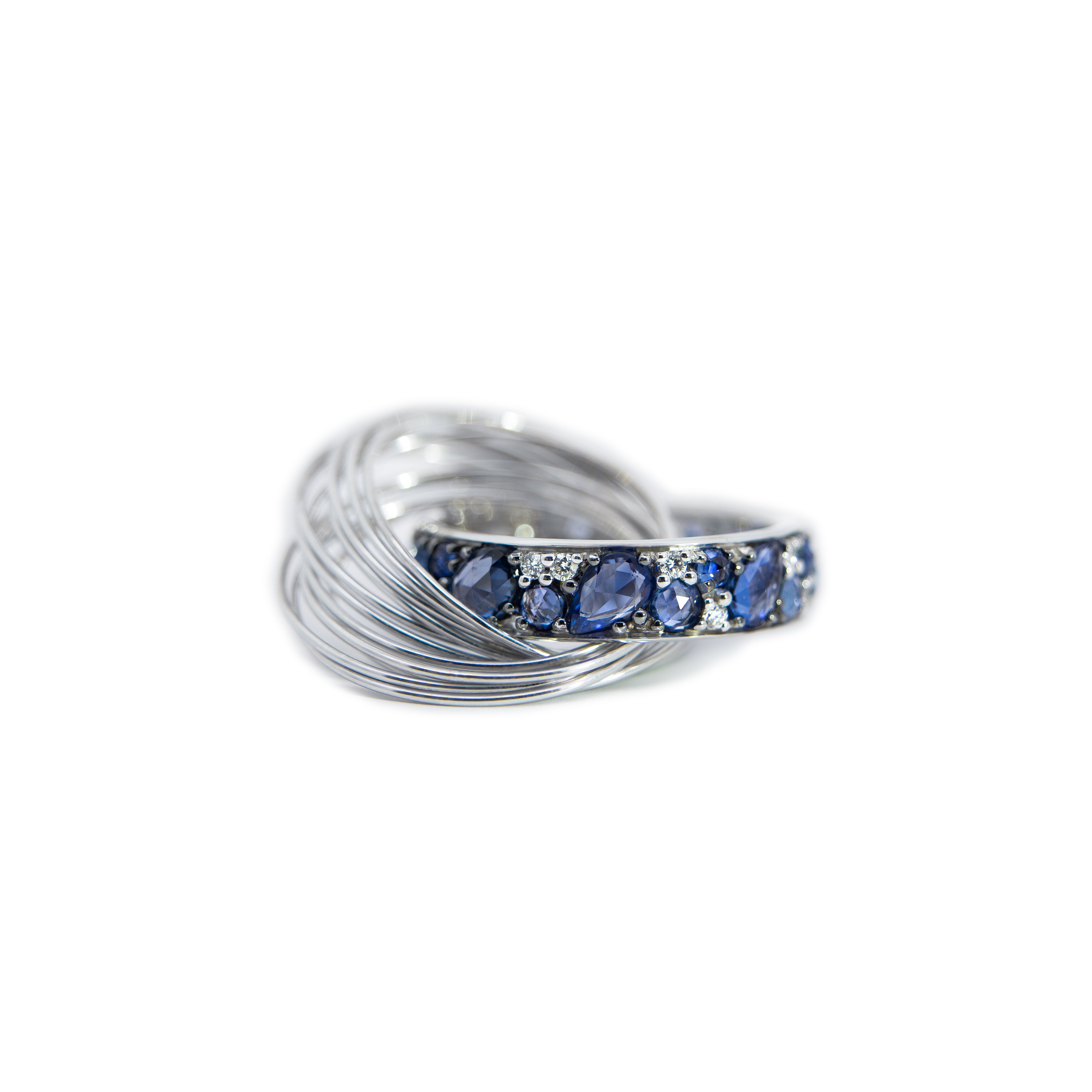 Giovanni Ferraris Ring with Sapphires