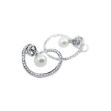 Clip Earrings with Pearls