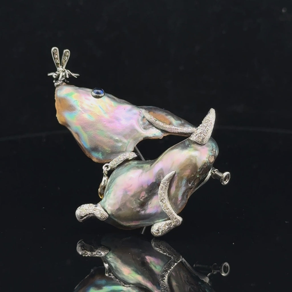 collectible dog brooch high jewelry