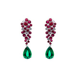 Collier Earrings and Ring 'Butterfly' Ruby Set