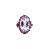 Ring with Amethyst Diamonds and Sapphires