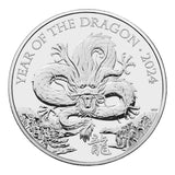 Lunar Year of the Dragon 2024 UK £5 Coin