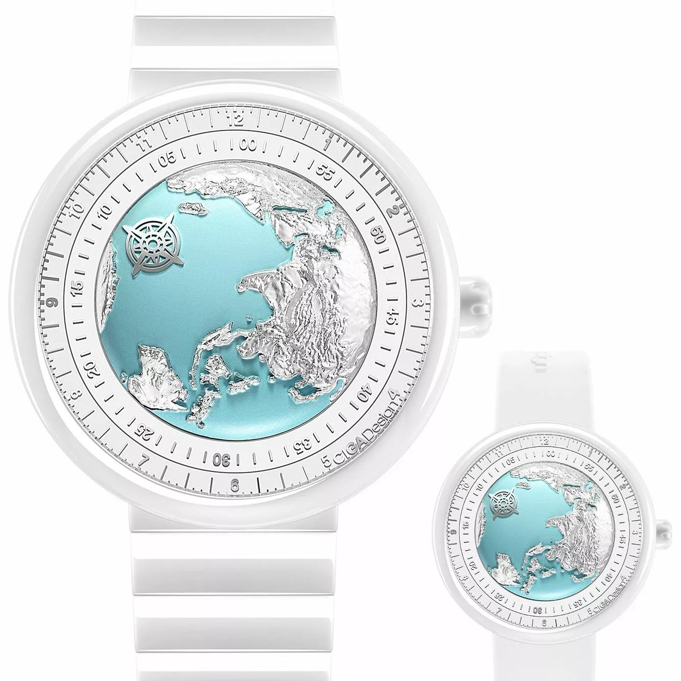 CIGA Design U Series Blue Planet Ice Age U032-WU01-W5W7W automatic watch
