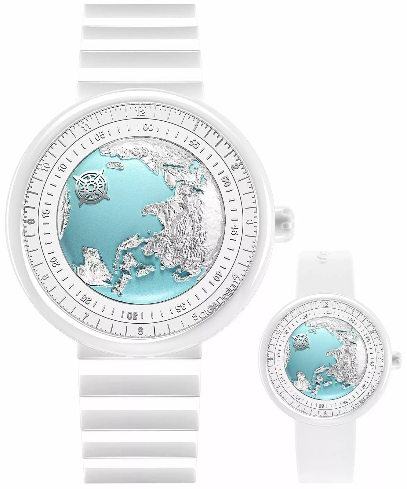 CIGA Design U Series Blue Planet Ice Age U032-WU01-W5W7W automatic watch